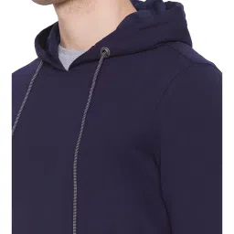 Spykar Navy Hooded Sweatshirt image 4