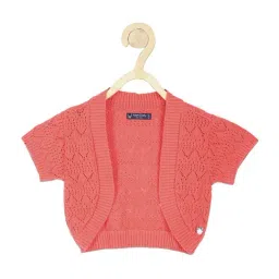 Allen Solly Junior Red Cotton Self Pattern Sweater-picture-24