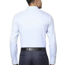 Park Avenue Blue Slim Fit Printed Shirt image 2