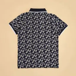 Pantaloons Junior Boys Black Cotton Printed Casual Tops & Tees image 4