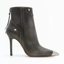 Aldo Women's Charcoal Stiletto Booties image 1