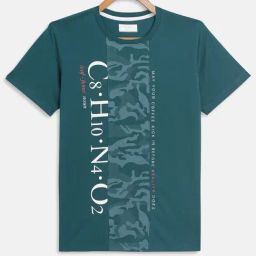 Octave Kids Teal Blue Cotton Printed T-Shirt-picture-41