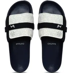 Chupps Men's Mumbai Indians Multicolor Slides-image-82