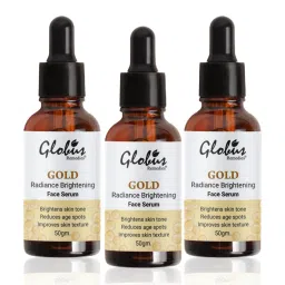 globus naturals Globus Remedies Gold Radiance Brightening Face Serum - Pack of 3 image 1