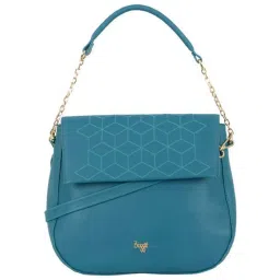Baggit Blue Printed Medium Handbag image 1