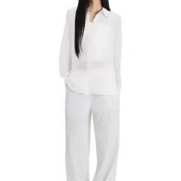 MIXXO White Soft Regular Fit Shirt image 3