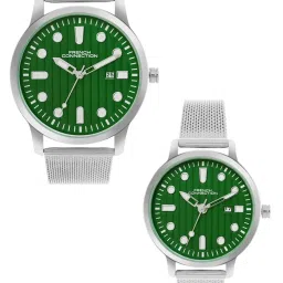 French Connection FCN080NSM SS25 Analog Watch For Couple image 1