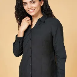 Annabelle by Pantaloons Black Regular Fit Shirt image 1