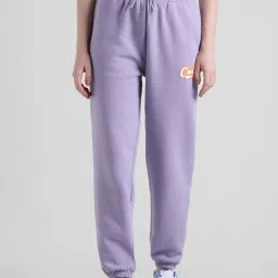 Only Lavender Relaxed Fit Mid Rise Joggers image 1