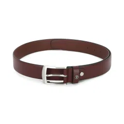 Van Heusen Brown Casual Leather Belt for Men image 1