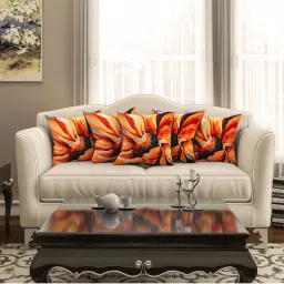 SEJ by Nisha Gupta Yellow Cushion Covers - Set of 5 image 1