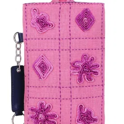 Spice Art Pink Embellished Medium Mobile Pouch image 1