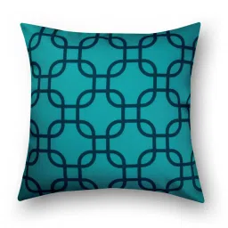 SEJ by Nisha Gupta Blue Cushion Covers - Set of 5 image 3