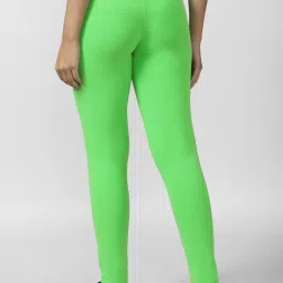 Forever 21 Green Regular Fit Leggings image 2