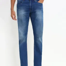 Allen Solly Blue Regular fit Solid Casual Jeans image 1