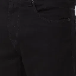 Spykar Black Super Slim Fit Low Rise Jeans image 4