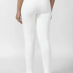 Forever 21 White Regular Fit Leggings image 2