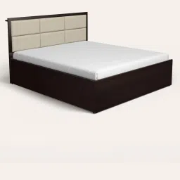 Godrej Interio Upmods Lind Engineered Wood King Box Bed - Cinnamon, Delivery Condition - Knock Down image 1