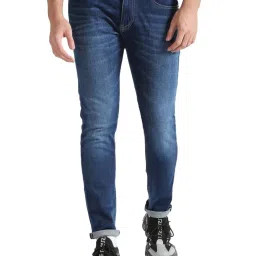 Tommy Hilfiger Aspen Dark Blue Stretch Cotton Tapered Fit Jeans image 1