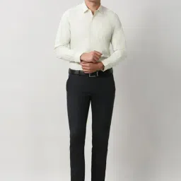 Peter England Beige Cotton Regular Fit Printed Shirt image 5