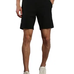 Tommy Hilfiger Black Cotton Regular Fit Shorts image 1