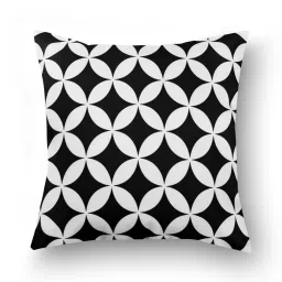 SEJ by Nisha Gupta Black & White Cushion Covers - Set of 1 image 2