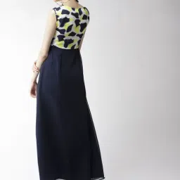 MISH Navy Printed Gown image 2