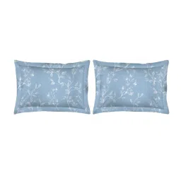 Boutique Living Cottage Garden Floral Blue 300 TC Cotton King Bed Sheet with 2 Pillow Covers image 5