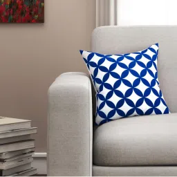 SEJ by Nisha Gupta Blue & White Cushion Covers - Set of 1 image 1