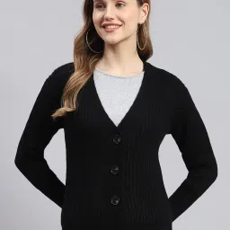 Monte Carlo Black Self Design Cardigan image 1