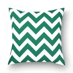 SEJ by Nisha Gupta Green & White Cushion Covers - Set of 2 image 2