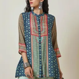 Soch Blue Printed Tunic image 1