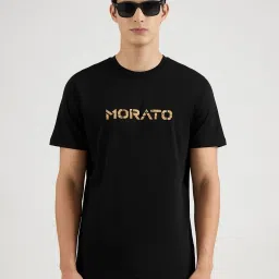 Antony Morato Fashion Black Regular Fit Solid T-Shirt image 1