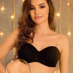 Clovia Black Under Wired Padded T-Shirt Bra image 1