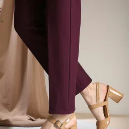 Inc.5 Women's Beige Ankle Strap Sandals image 1