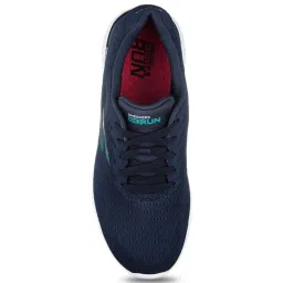 Skechers Women's GO RUN 400 - SOLE Navy White Running Shoes image 4