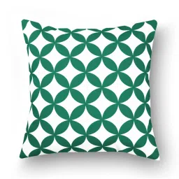 SEJ by Nisha Gupta Green & White Cushion Covers - Set of 3 image 4