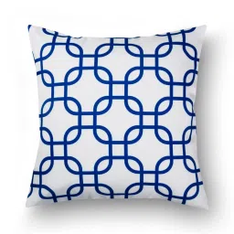 SEJ by Nisha Gupta Blue & White Cushion Covers - Set of 3 image 5