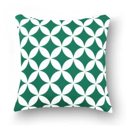 SEJ by Nisha Gupta Green & White Cushion Covers - Set of 3 image 5