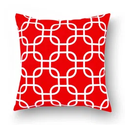 SEJ by Nisha Gupta Red & White Cushion Covers - Set of 3 image 4