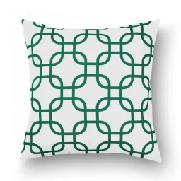 SEJ by Nisha Gupta Green & White Cushion Covers - Set of 3 image 3
