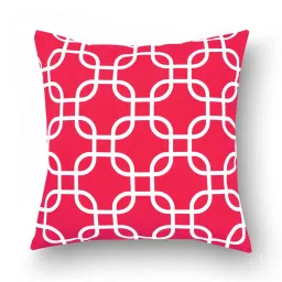 SEJ by Nisha Gupta Pink & White Cushion Covers - Set of 3 image 4