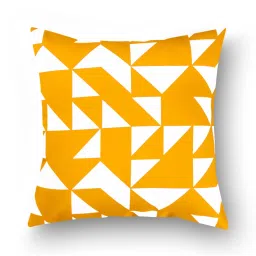 SEJ by Nisha Gupta Yellow & White Cushion Covers - Set of 8 image 5