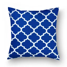SEJ by Nisha Gupta Blue & White Cushion Covers - Set of 8 image 3