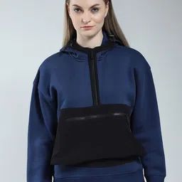 rock.it Women Solid Hooded Front-Open Cotton Sweatshirt-picture-30