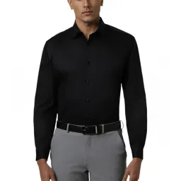 Van Heusen Black Slim Fit Shirt image 1