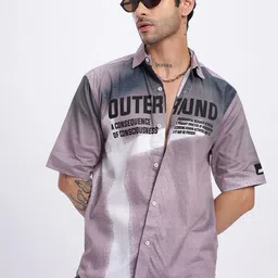 UNRL Printed Relaxed Shirt-image-27