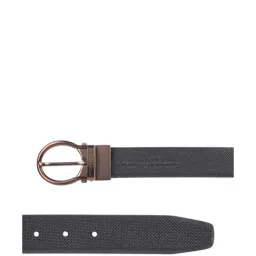 Peter England Dark Brown & Black Leather Reversible Belt For Men image 5