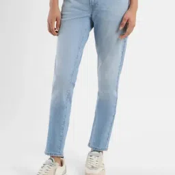 Levi's Light Blue Cotton Skinny Fit Mid Rise Jeans-image-62