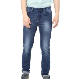 celio celio* Blue Slim Fit Lightly Washed Jeans image 1